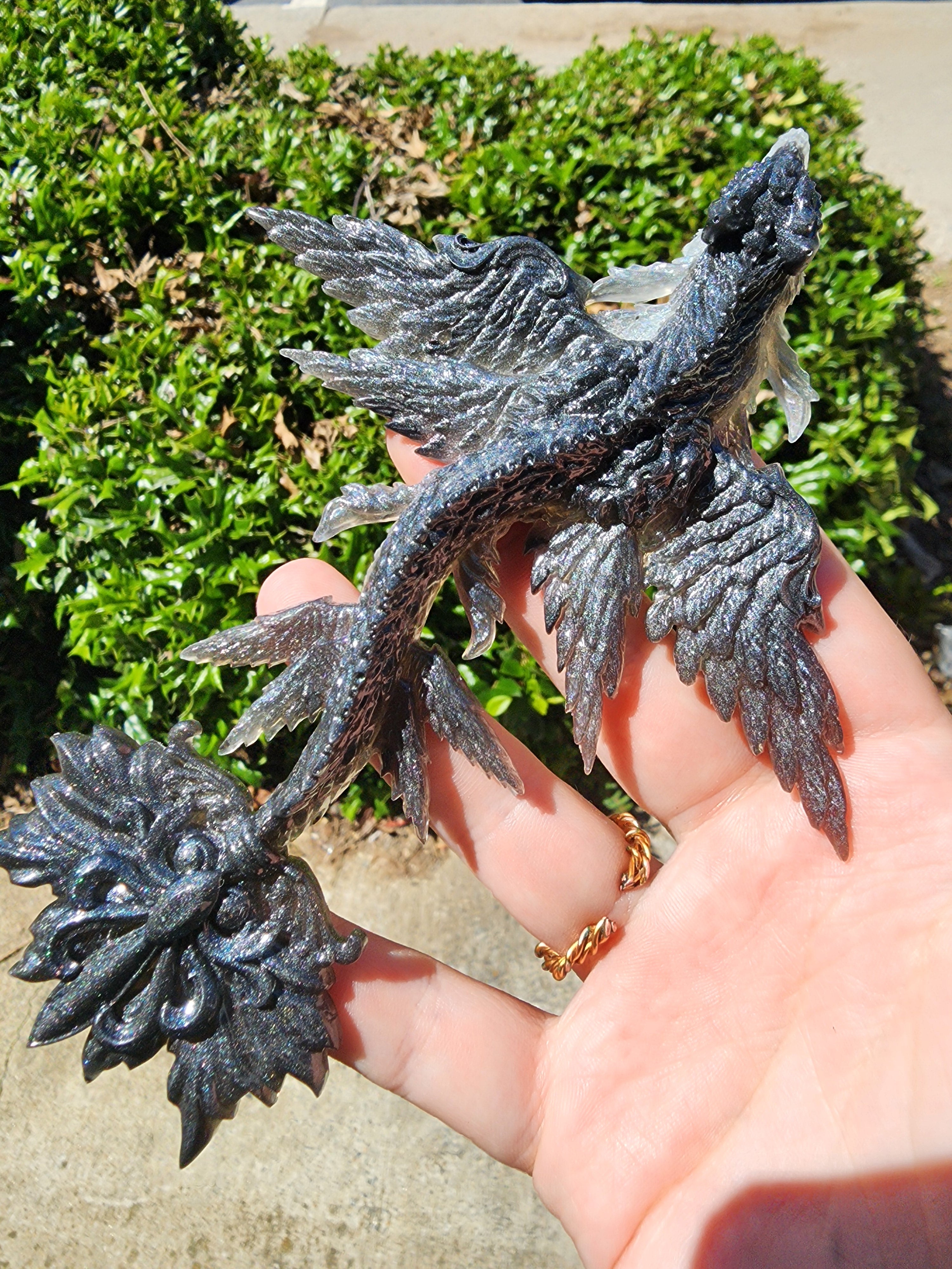 Black and Silver Dragon
