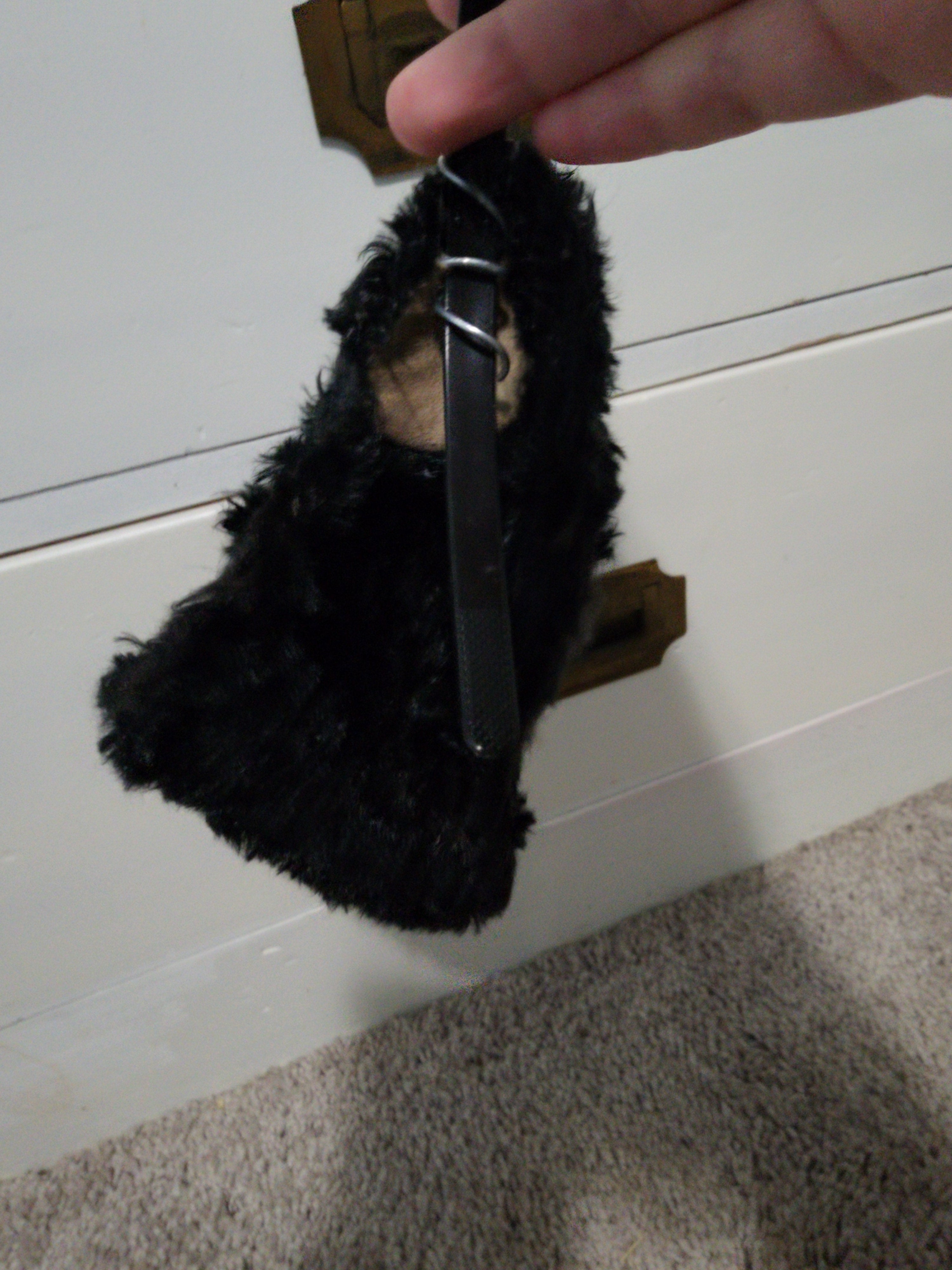 Black Poodle Ears (Floppy)
